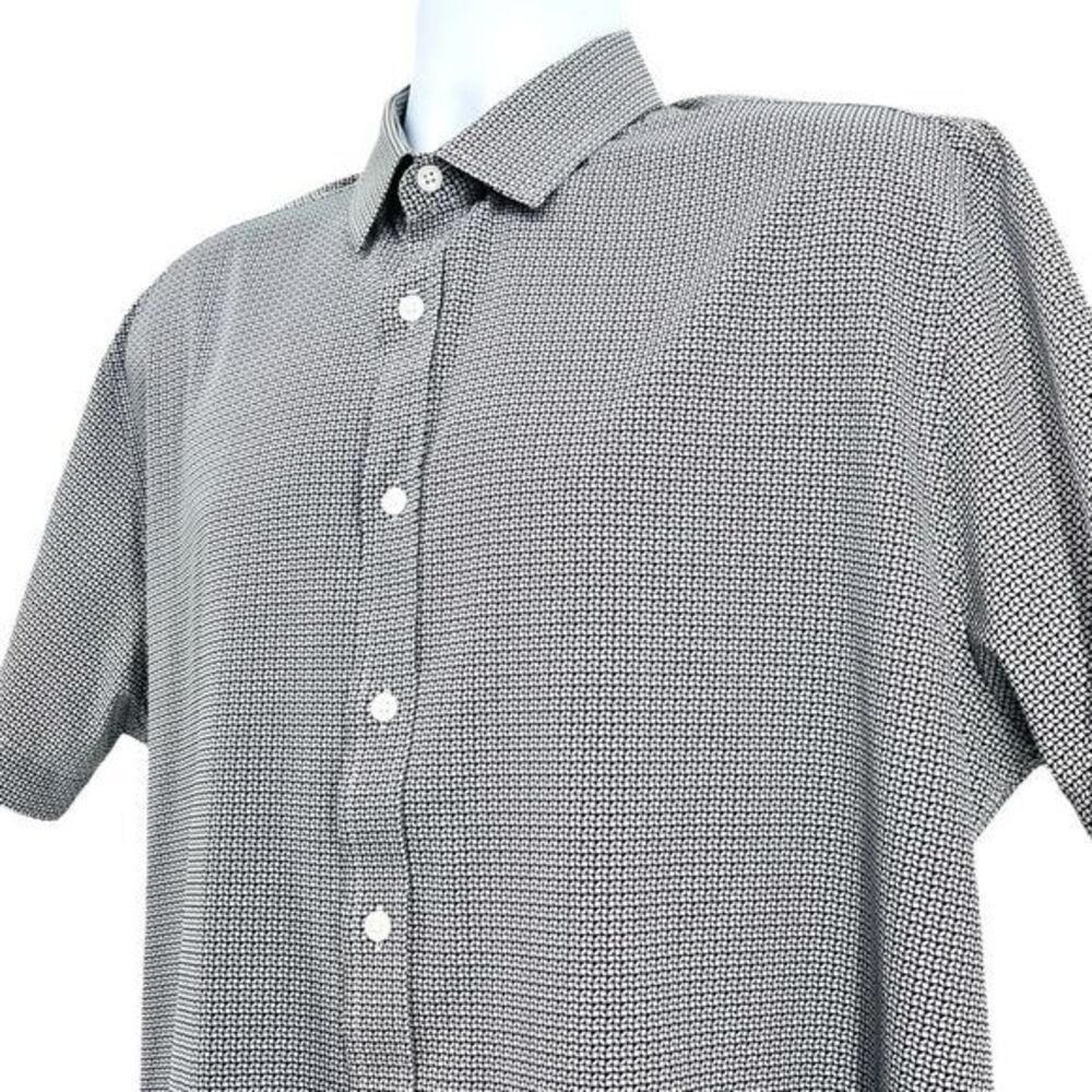 Vince Camuto Mens Button Down Shirt Short Sleeve size XL 10221